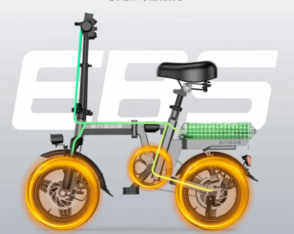 Engwe D10 NFC Mini Folding Electric Bike - Image 2